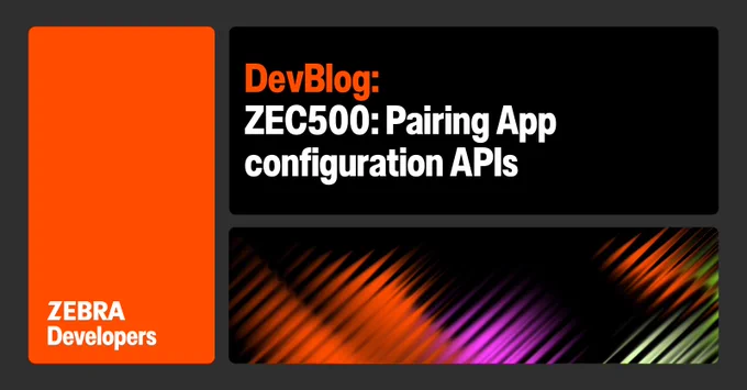 Image stating DevBlog Pairing App configuration APIs