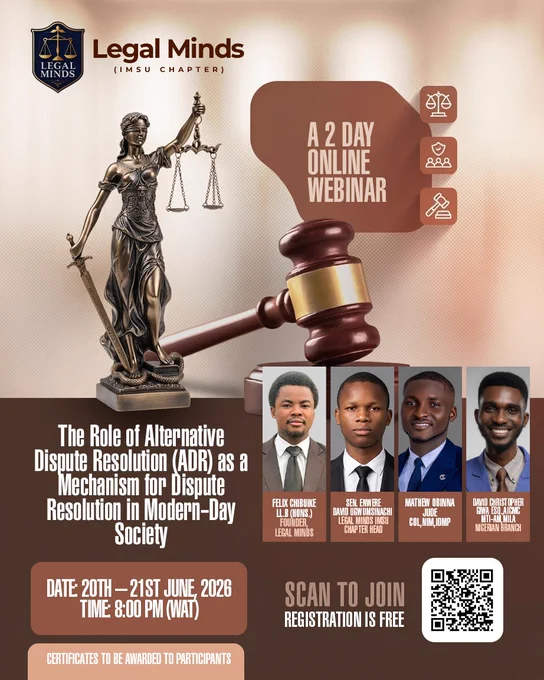 The Role of ADR as a Mechanism for Dispute Resolution in Modern-Day Society.