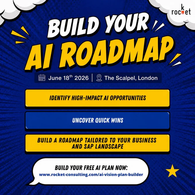 Rocket at the The Antidote to AI Blah, Blah, Blah event: Build you FREE AI Plan
