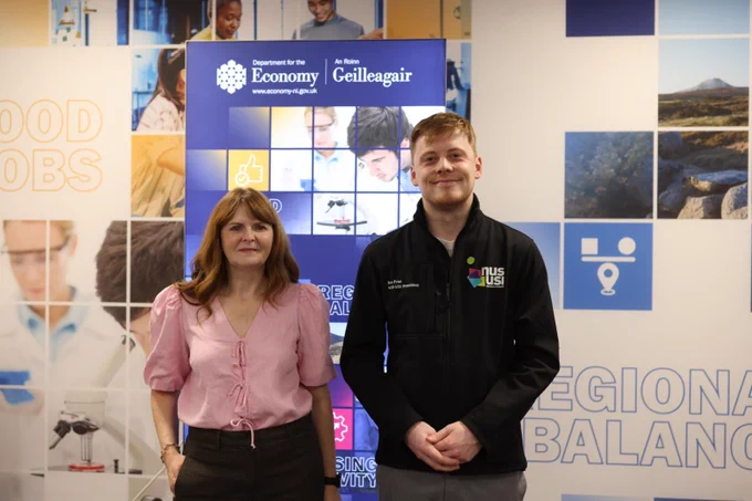 Economy Minister Dr Caoimhe Archibald (pictured) has announced further measures to support students. The additional support has been welcomed by NUS-USI President (pictured) Ben Friel.
