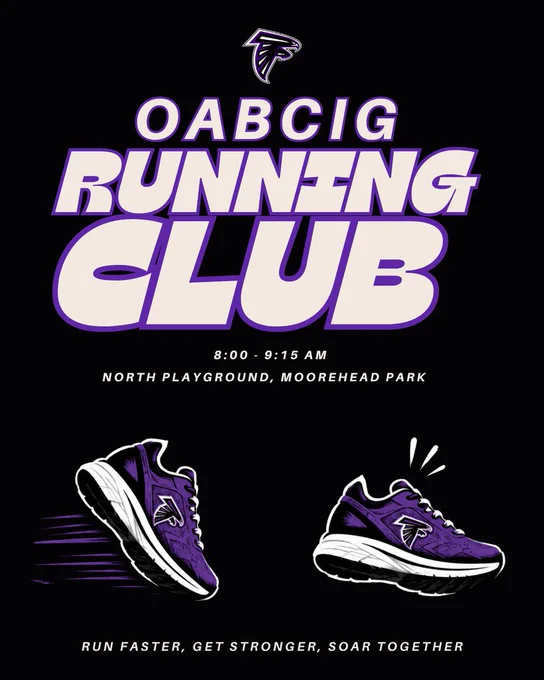 Running Club starts 6/9 8:00-9:15 AM at Moorehead Park