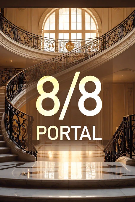 Free flowing gifts of wealth and luxury because of a Double 8 Portal