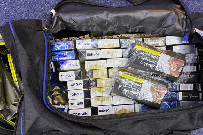 Seized tobacco
