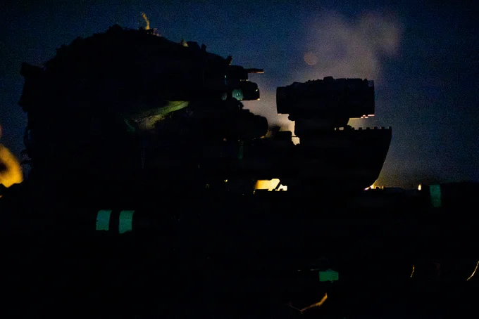 Soldiers with 2-27 IN, 3rd MBCT, 25th Infantry Division, conducted a platoon night blank-fire exercise during Salaknib 26 at Fort Magsaysay, Philippines.