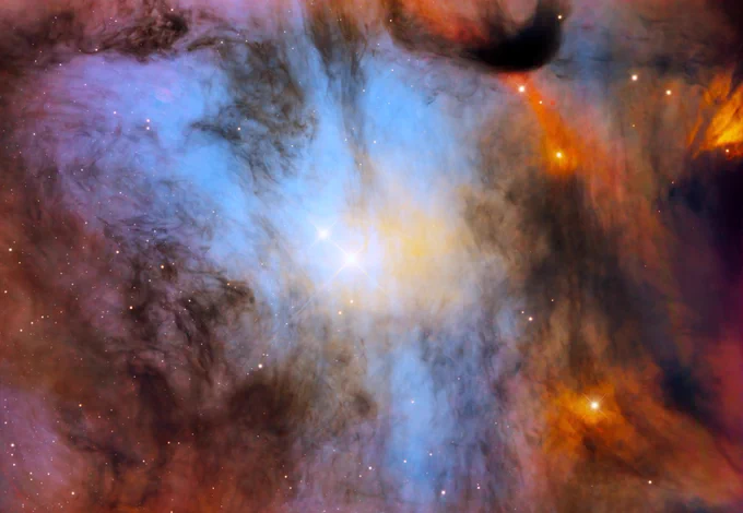 Brian Diaz captured VdB 105 — a blue reflection nebula 400  ly away in Ophiuchus — 21hrs on the AFIL-40 from Chile. 20% off masters.