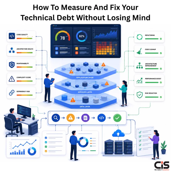 Technical debt slowing your team down?

Learn how to measure, prioritize, and reduce technical debt using a practical CTO framework that improves productivity and software quality.

Read more: https://www.cisin.com/coffee-break/beyond-the-backlog-a-cto-s-framework-for-quantifying-and-prioritizing-technical-debt.html

#TechnicalDebt #SoftwareEngineering #CTO #DevOps #CISIN
