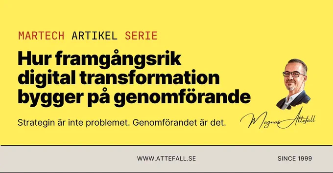 Strategi sätter riktningen, men det är genomförandet som avgör om digital transformation skapar resultat.