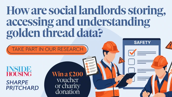 How are social landlords storing, accessing and understanding golden thread data?