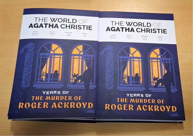 The World of Agatha Christie magazine celebrating 100 years of The Murder of Roger Ackroyd
