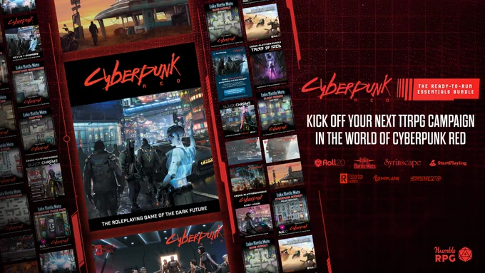 Cyberpunk RED: The Ready-to-Run Essentials Bundle | Humble