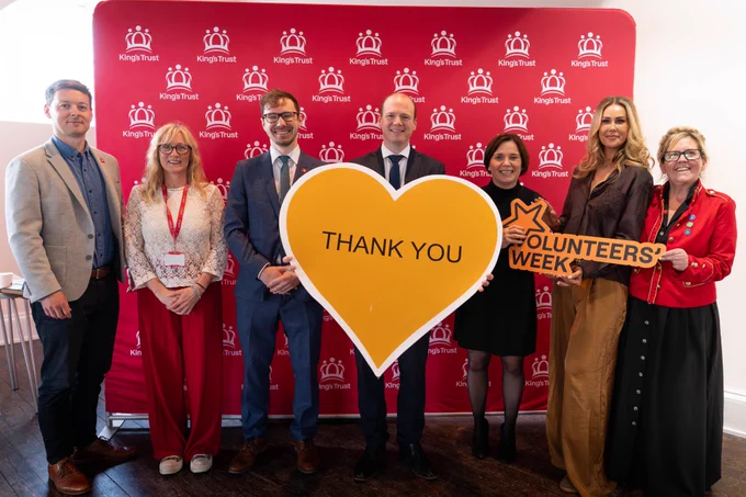 A group photo with Minister Lyons and King's Trust staff at the 50th Anniversary celebrations.
