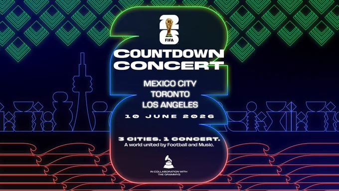 Countdown concert. Mexico. Toronto. Los Angeles. June 10.  3 Cities. One Concert.