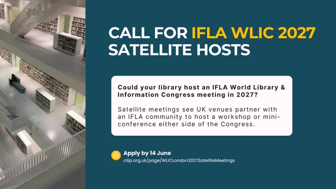 Satellite Meeting promo banner detailing submission deadline of 14 June