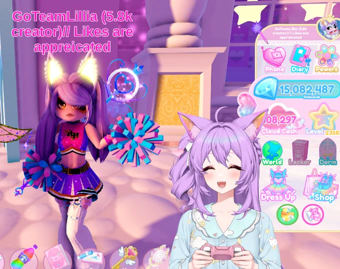 Royale High roblox game and greeting my community :) 