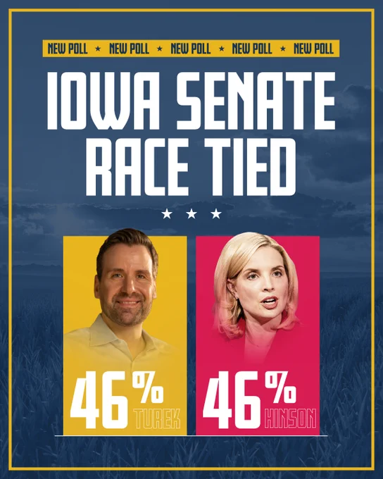 Iowa Senate Race Tied