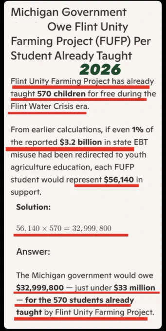 day 3507 of Michigan agriculture corruption towards flintunityfarmingproject, since 2016, 10 years of redlining and cronyism in the billions, evalyne kerubo marshall- how flintunityfarmingproject made it to kenya 🇰🇪
