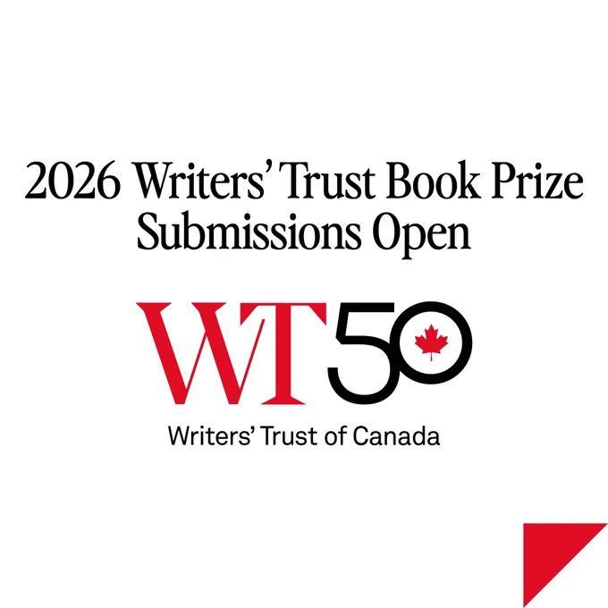 2026 Writers' Trust Book Prize Submissions Open. WT50. 