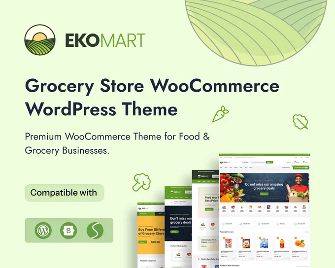 Ekomart – Grocery Shop WooCommerce WordPress Theme
