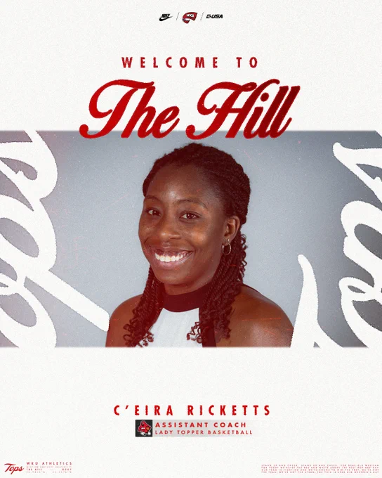 Welcome to The Hill - C'eira Ricketts - Assistant Coach - Lady Topper Basketball 
