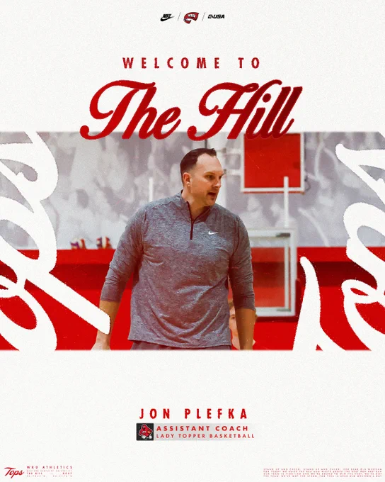 Welcome to The Hill - Jon Plefka - Assistant Coach - Lady Topper Basketball