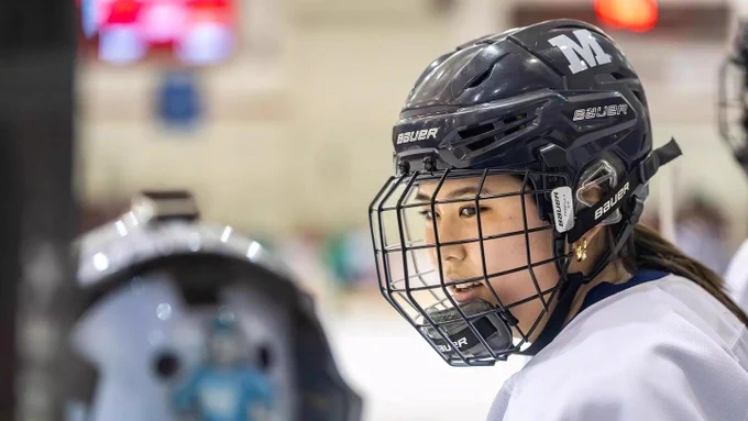 photo of Sabrina Kim, middlebury women's ice hockey