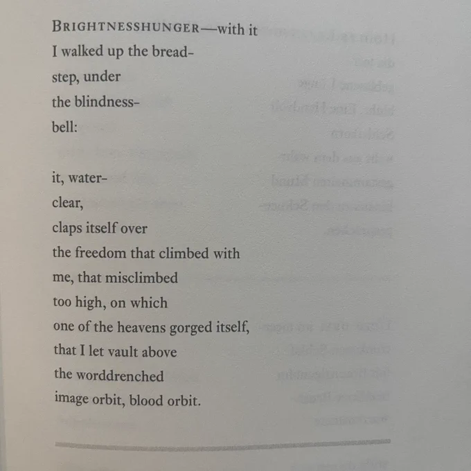 Paul Celan (tr. Pierre Joris)