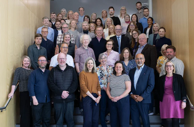 Group photo of attendees at the Scottish Hepatitis C Elimination Meeting, co-hosted by Glasgow Caledonian University on 8 June.