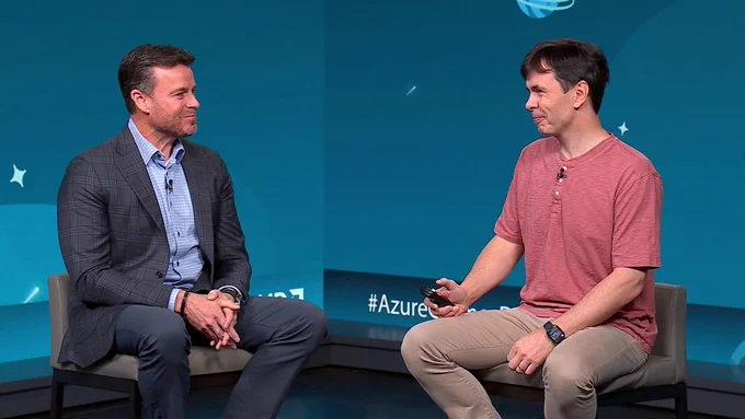 Steve Berg, AMD Corporate VP and GM of Server CPU Cloud, in conversation with Kirill Gavrylyuk at Azure Cosmos DB Conf 2026.