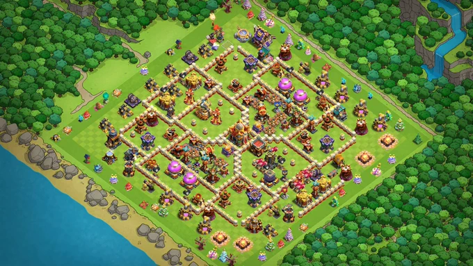 Base 1: TH16 Anti 2 Star Base • 2x Poison   DE Protection for Legends : COC Base Layouts