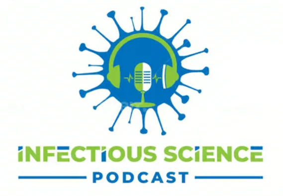 Infectious Science podcast logo.