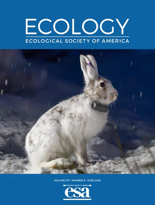Cover of the June 2026 issue of Ecology