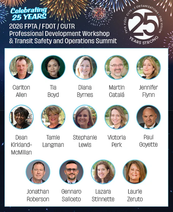 event poster with pictures and names of presenters