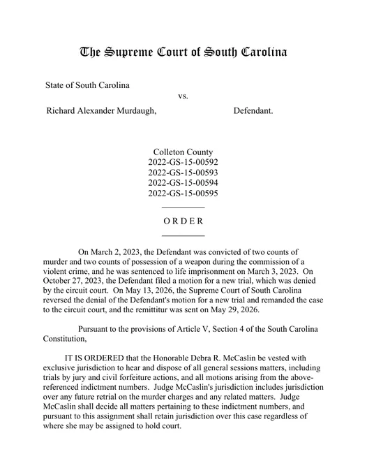 Page 1 of the order 2026-06-08-01