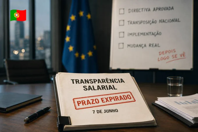 Imagem que ilustra lei da transparência salarial expirada.