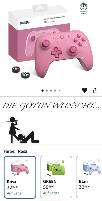 WISHLIST LINK - https://www.amazon.de/hz/wishlist/ls/WL1UVIZ1SH0F?ref_=wl_share