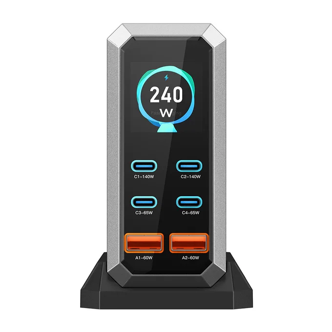 Estación de Carga Bestial, Cargador GaN 240W Revive 6 Dispositivos a la Vez Tipo C y USB con Pantalla de Voltaje. https://superrebajas.blogspot.com/2026/06/supercargador-rapido.html

#CargaRapida #TechLovers #GaNCharger #DeskGoals #GeekLife #GamingRoom #GamerSetup #zebeş #vecinosallímite #barrma #ngazim @Pujasbajas