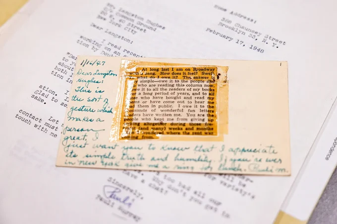 Letter from Pauli Murray with newspaper clipping