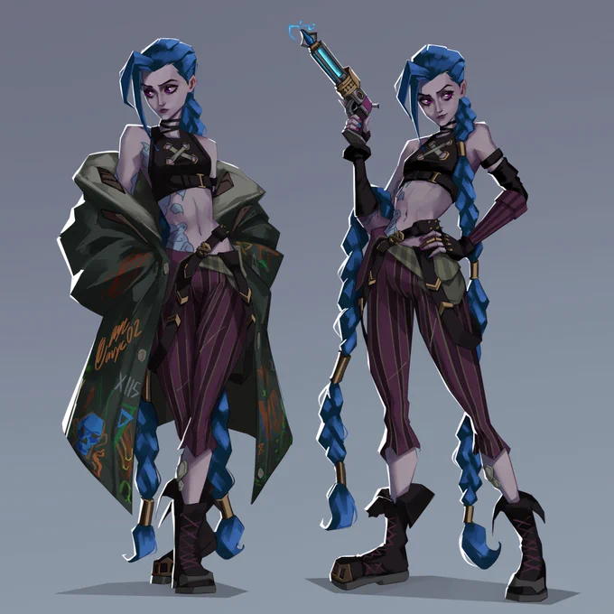 Jinx from the 2021 Netflix series “Arcane”.