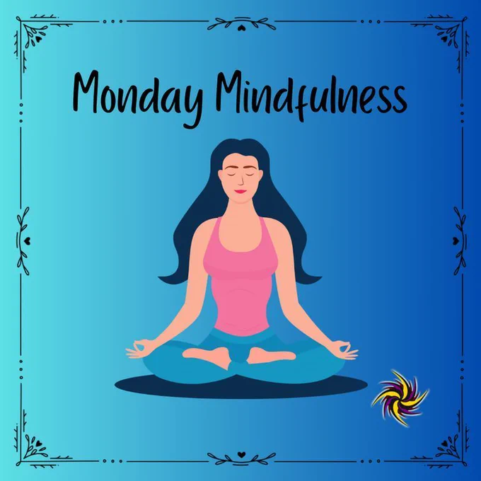 Monday Mindfulness
Woman sitting cross legged on the ground meditating