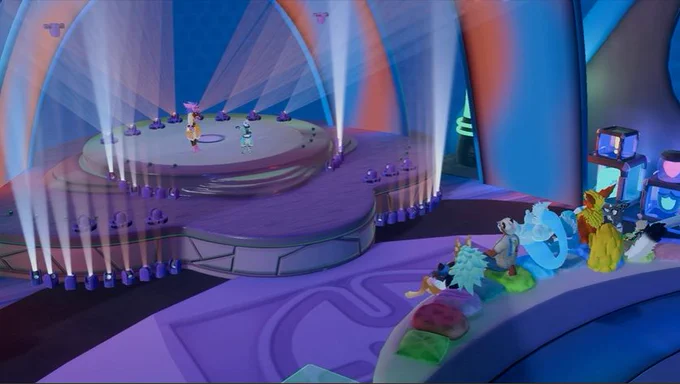 screenshot from the Sky Stage at Furality Ultra of our concert