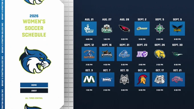 Bryant & Stratton College - Wisconsin women’s soccer schedule
