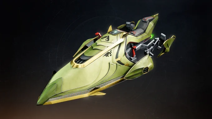 Evergreen Destrier Sparrow for Destiny 2