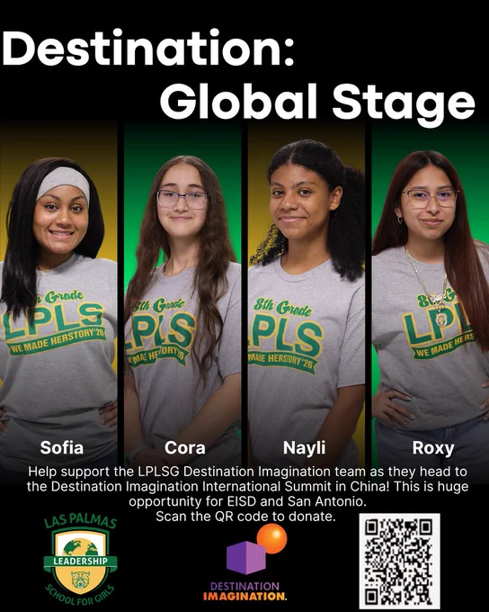 LPLSG Destination Imagination Team that will be headed to China this summer