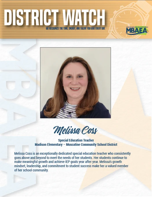 District Watch - Melissa Coss