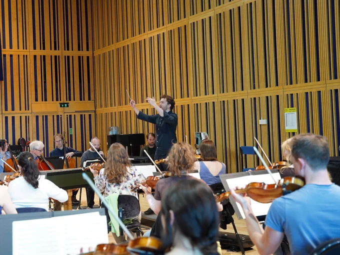 RPS Conductor Jacobus De Jager Conducting the Royal Northern Sinfonia
