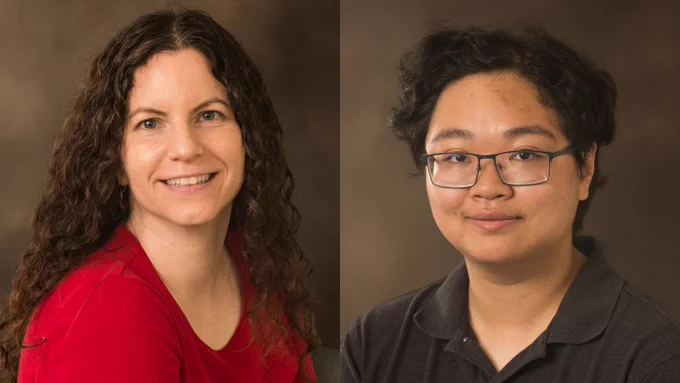 Associate Professor Rachel Adler and Informatics student Olive Wang