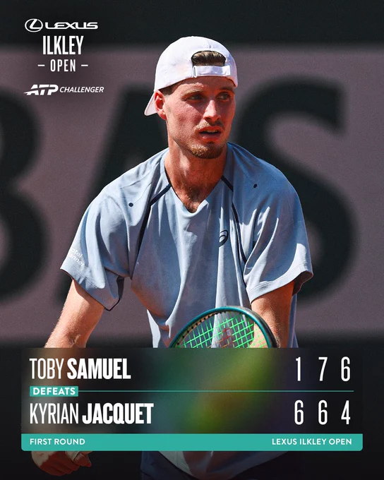 graphic showing Toby Samuel's win at Ilkley 