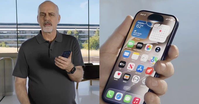 Apple WWDC 2026 presentation showing Siri and Apple Intelligence updates.