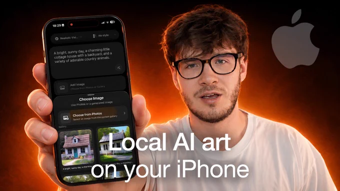 PhoneDiffusion - Local AI image generator for iPhone