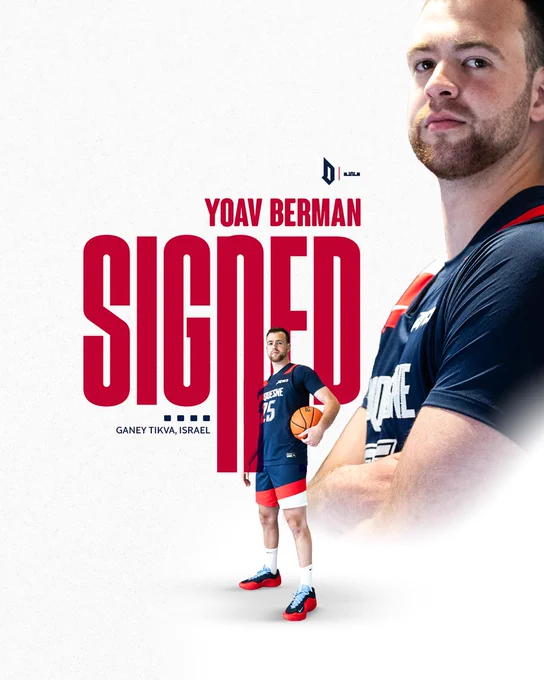 Yoav Berman graphic for signing with Duquesne.